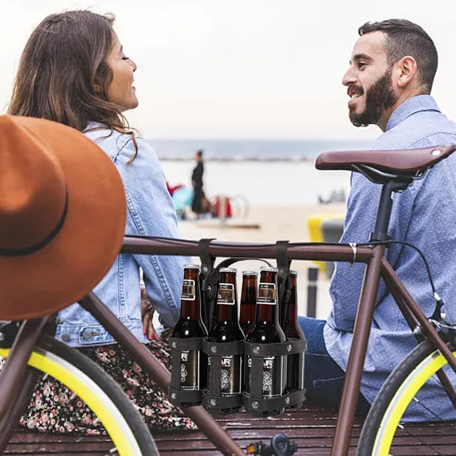 Wine Beer Tour - حامل البيرة للدراجات الهوائية، تخزين البيرة،
