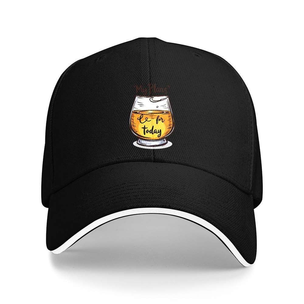 Wine Beer Hat - قبعة بيسبول مطبوعة بعبارة 