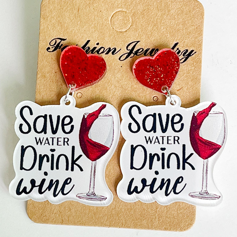 الاكريليك الأقراط عيد الميلاد  - مراجعة Wine Beer Hat وسعره