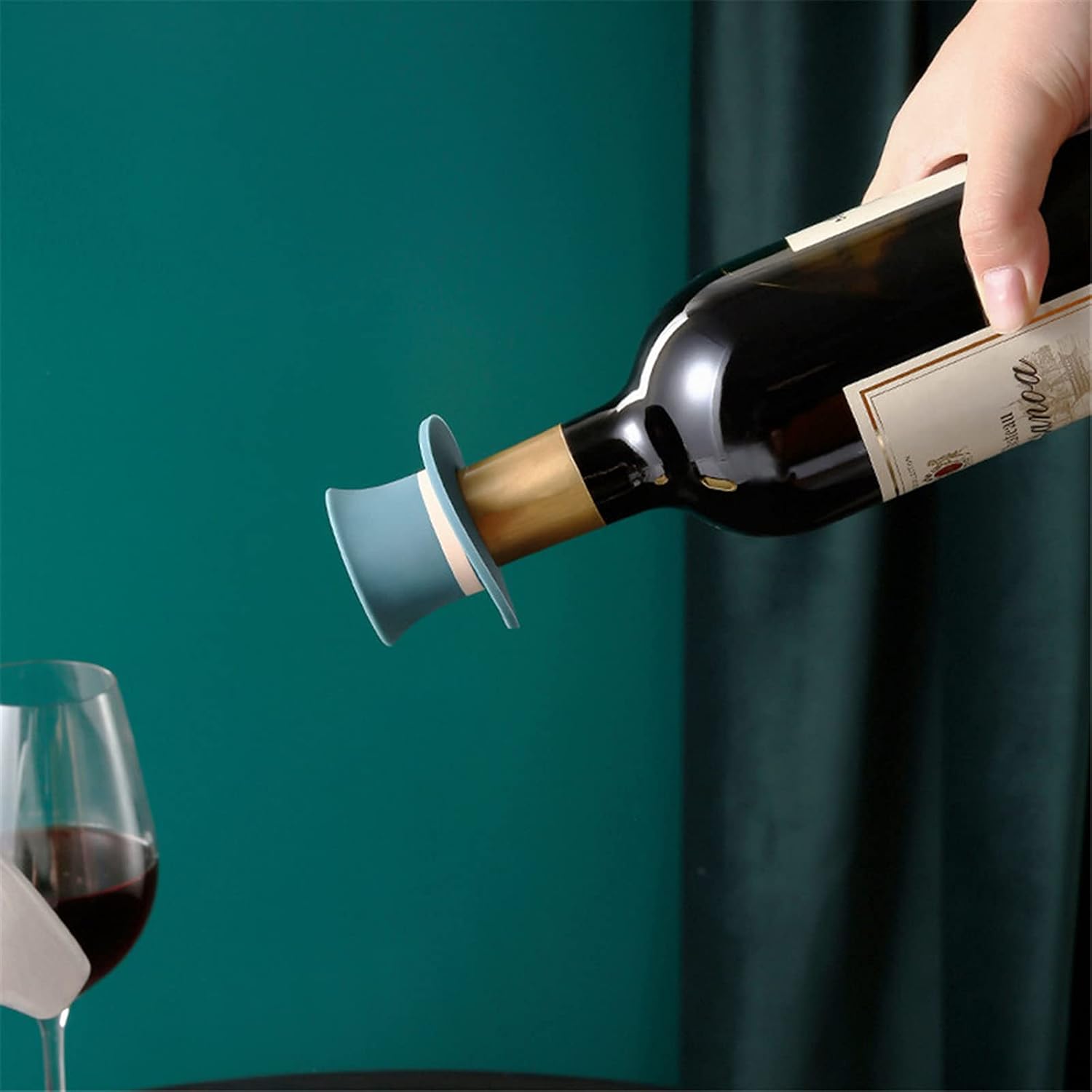 سدادة زجاجات النبيذ السيليكوني - مراجعة Wine Beer Hat وسعره